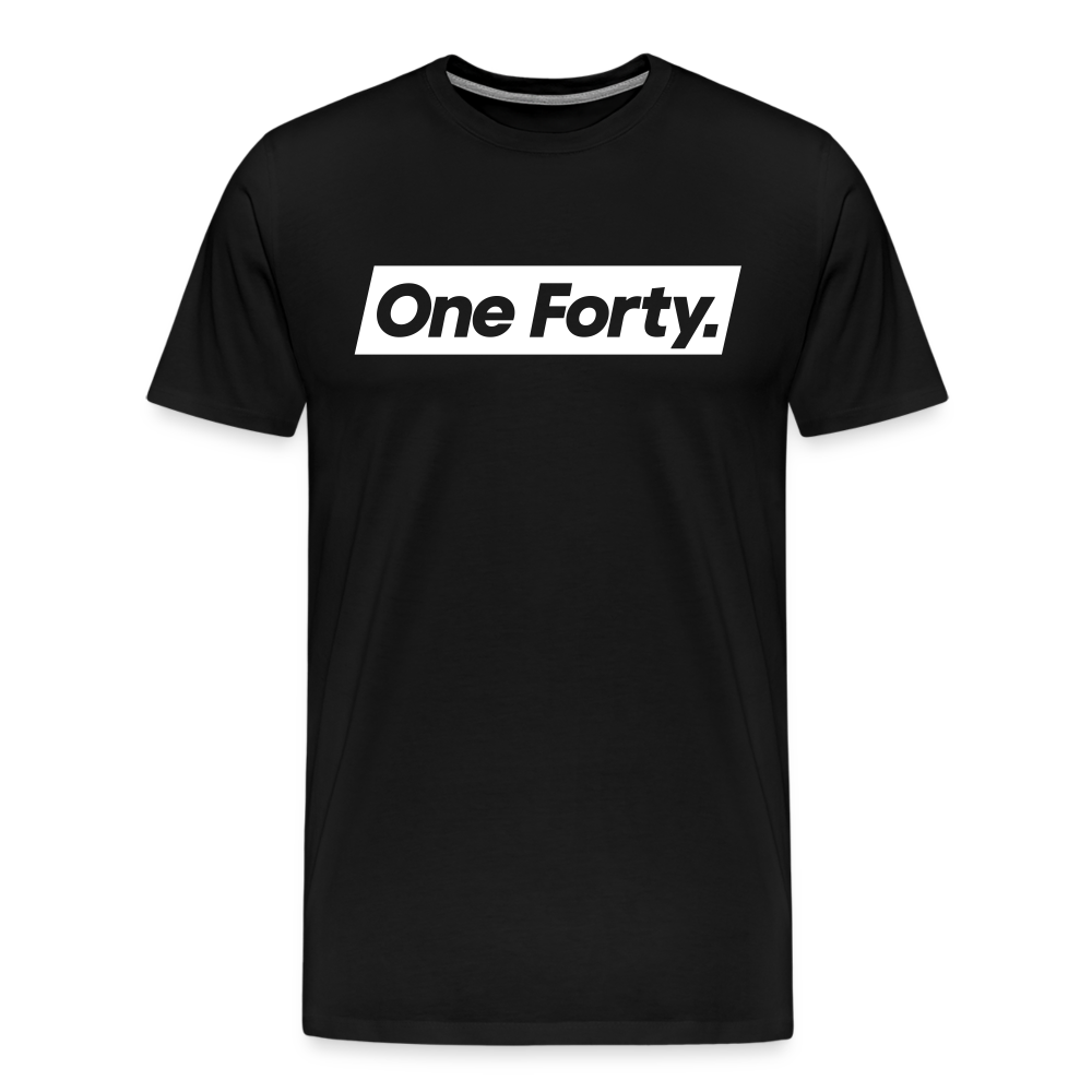 Official One Forty Logo T Shirt Black