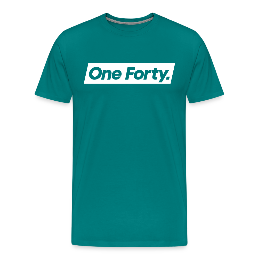 Official One Forty Logo T-Shirt [Teal] - teal