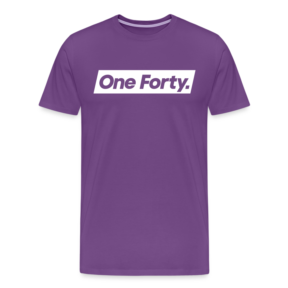 Official One Forty Logo T-Shirt [Purple] - purple