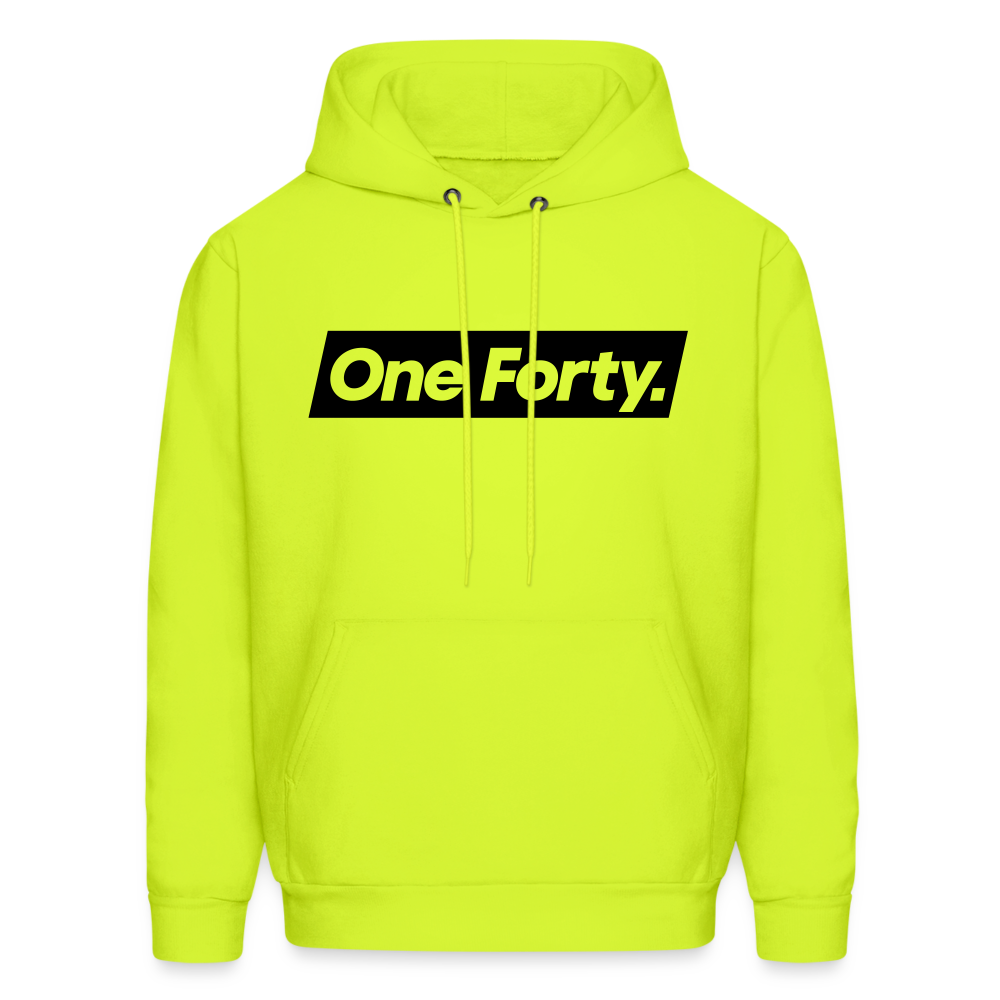 Official One Forty Logo Hoodie [Safety Green] - safety green