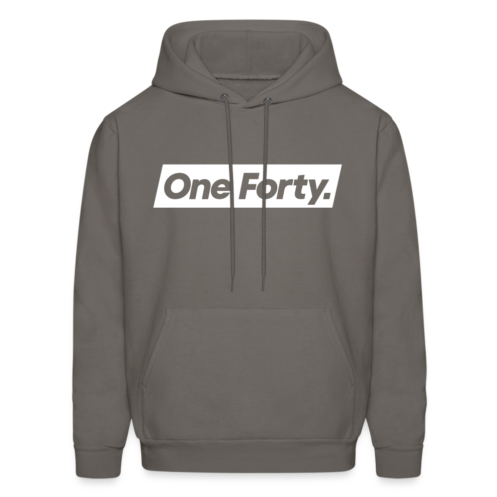 Official One Forty Logo Hoodie [Asphalt] - asphalt gray