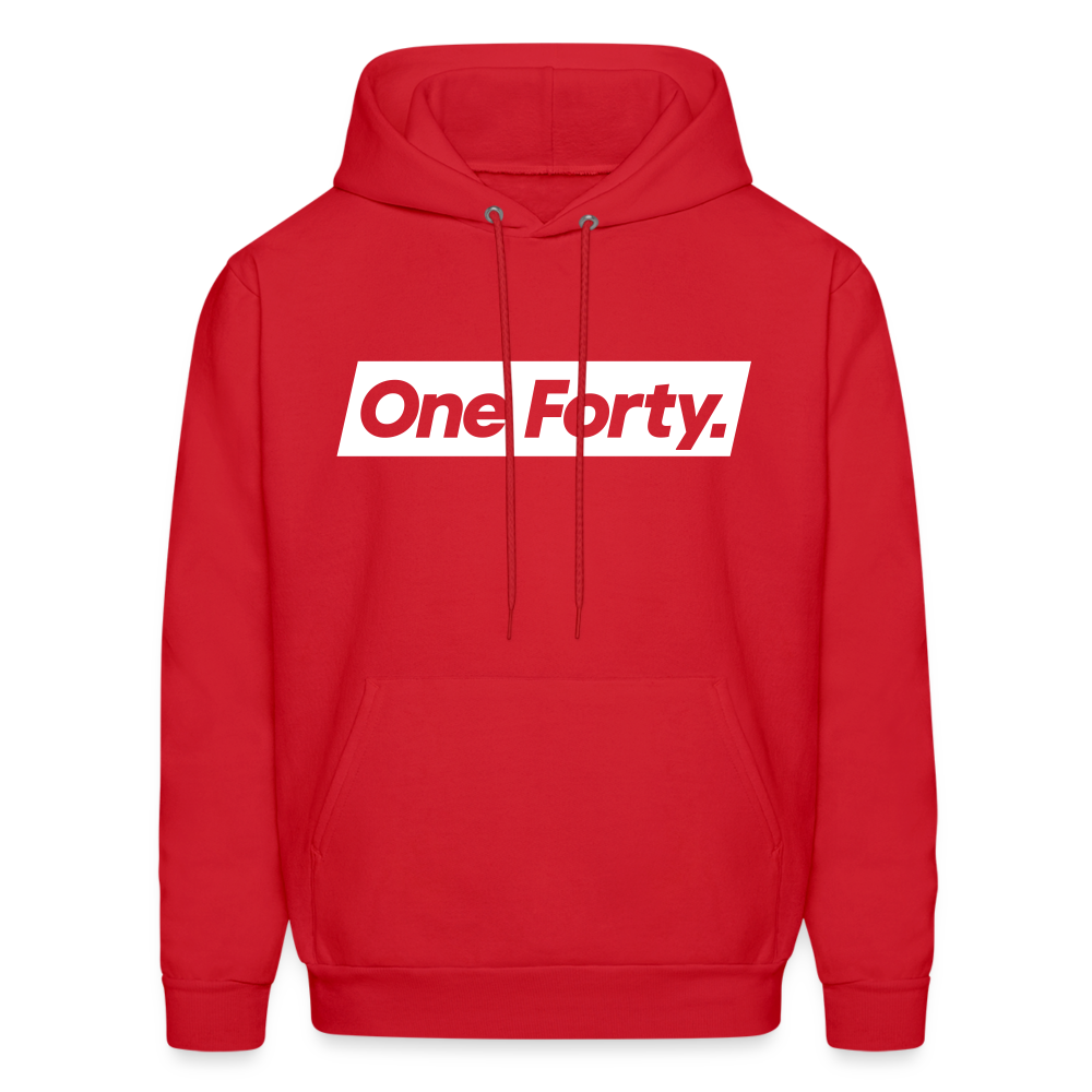 Official One Forty Logo Hoodie [Red] - red