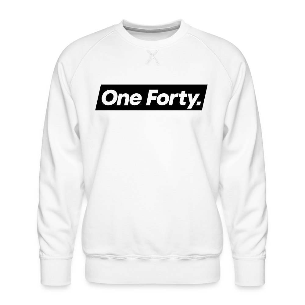 ONE FORTY UNISEX LOGO SWEATSHIRT [WHITE] - white