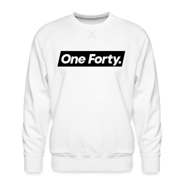 ONE FORTY UNISEX LOGO SWEATSHIRT [WHITE] - white