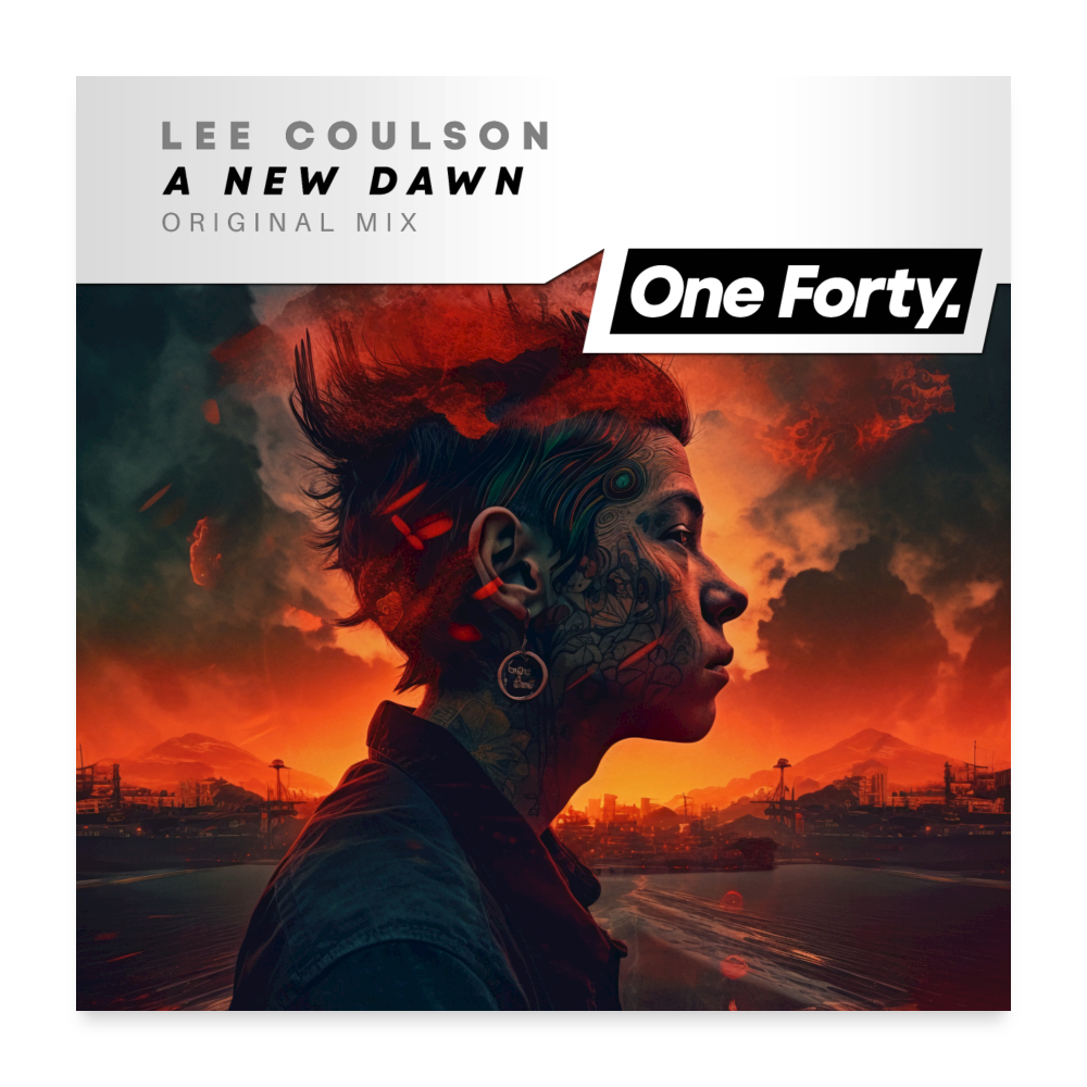 One Forty Release Art Poster [Lee Coulson - A New Dawn] - white