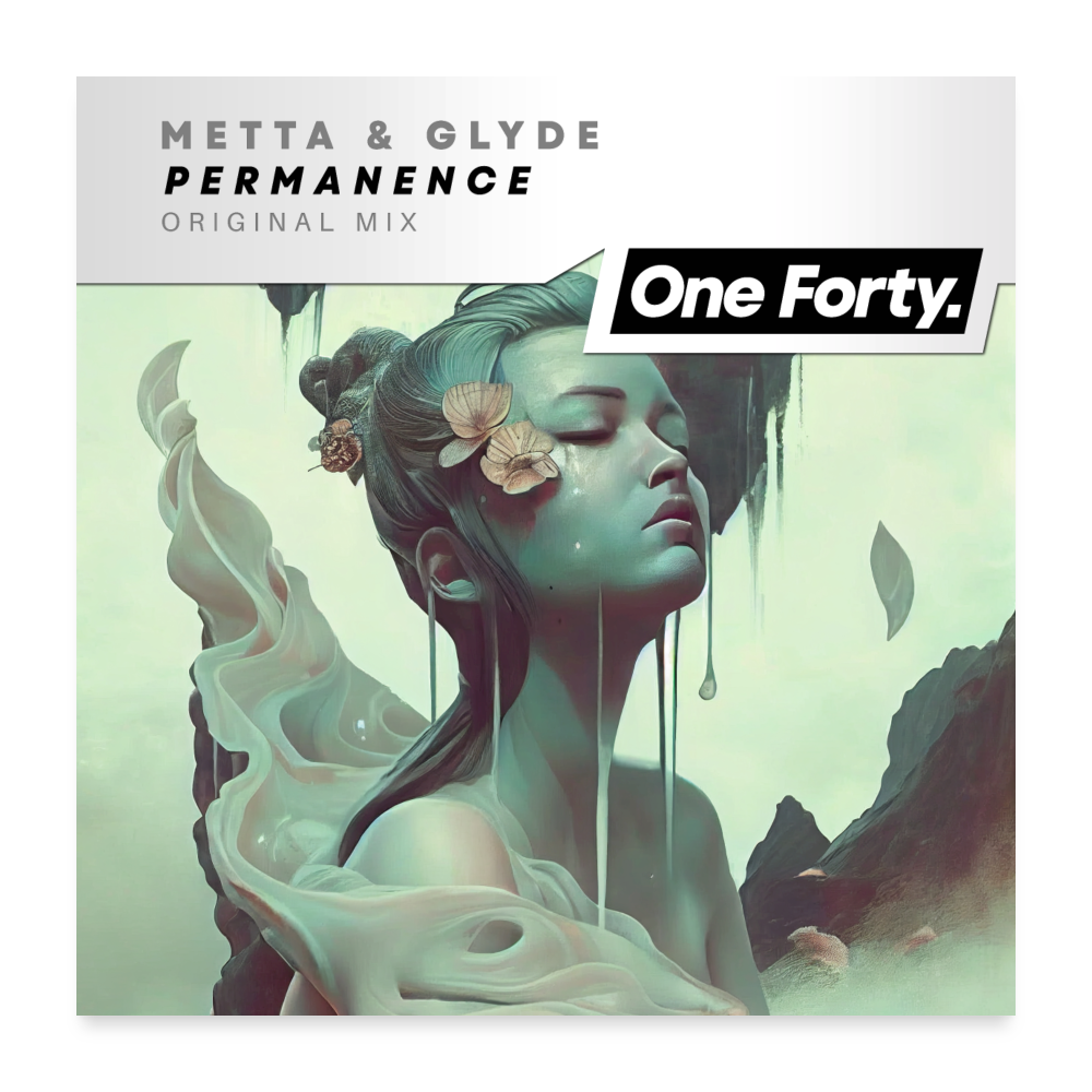 One Forty Release Art Poster [Metta & Glyde - Permanence] - white